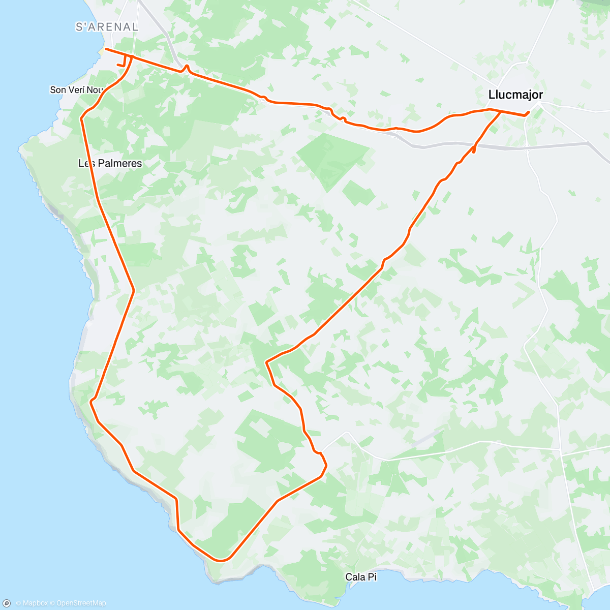 Map of the activity, ☀️ Mallorca  2025 ✌🏼 #TRAININGCAMP[1]