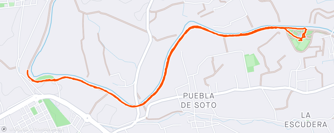 Mappa dell'attività Caminata de tarde