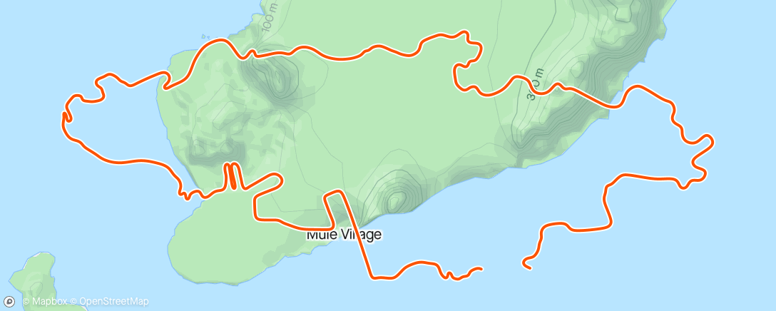 Map of the activity, Zwift - Pacer Group Ride: Watopia's Waistband in Watopia with Coco