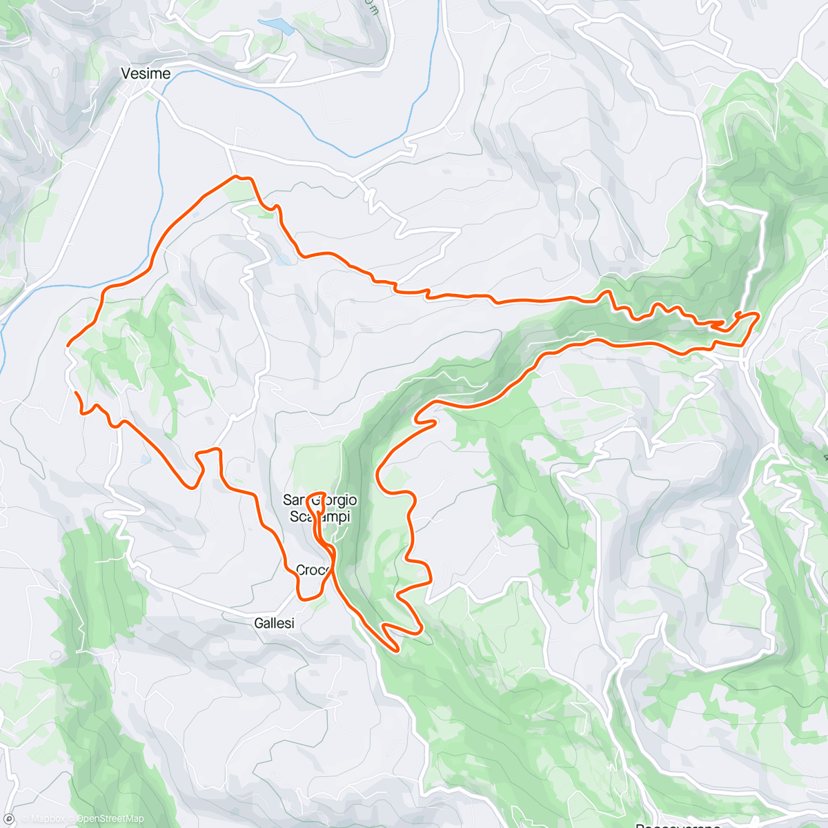 Mappa dell'attività Met de bikkels de berg op