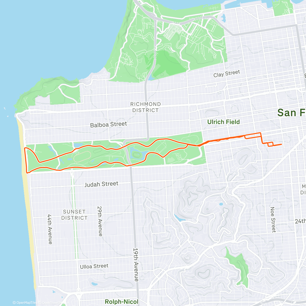 Карта физической активности (Roused the good old bike from hibernation)