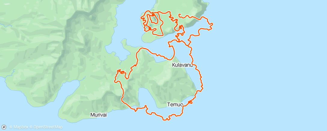 Map of the activity, Zwift - 5 x 8m threshold + km's in Watopia