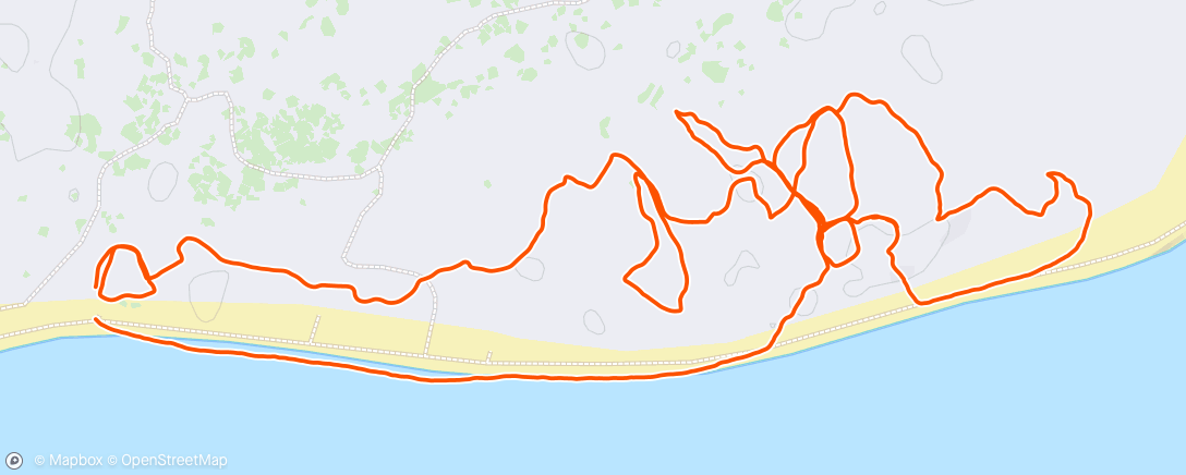 Map of the activity, Training Camp Day 3: Dunes 🏜️