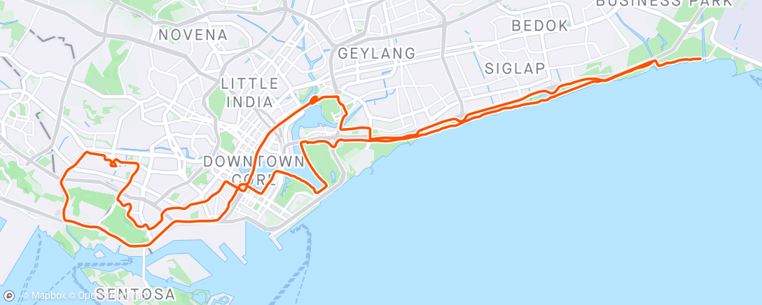 Map of the activity, Morning Ride - back to cycling