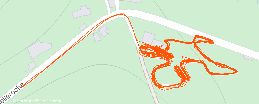 Map of the activity, Spartan Cross de Noël by Mathieu