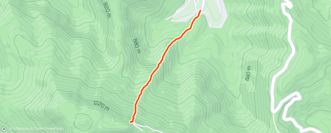 Map of the activity, Sinhagad hike (34:44 minutes)