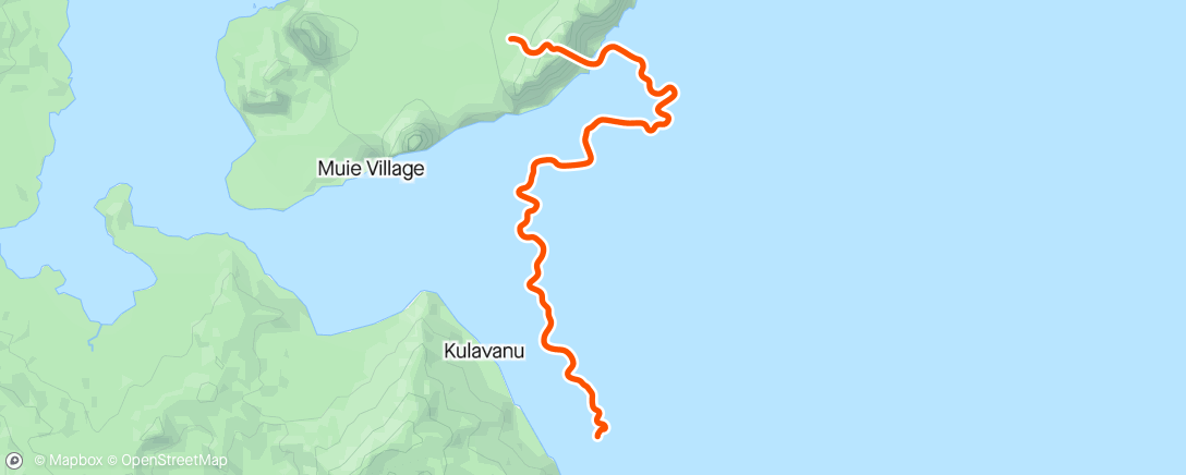 活动地图，Zwift - Going Coastal in Watopia