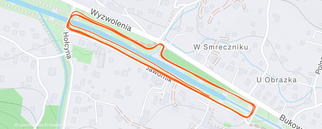 Карта физической активности (Lunch Trail Run)