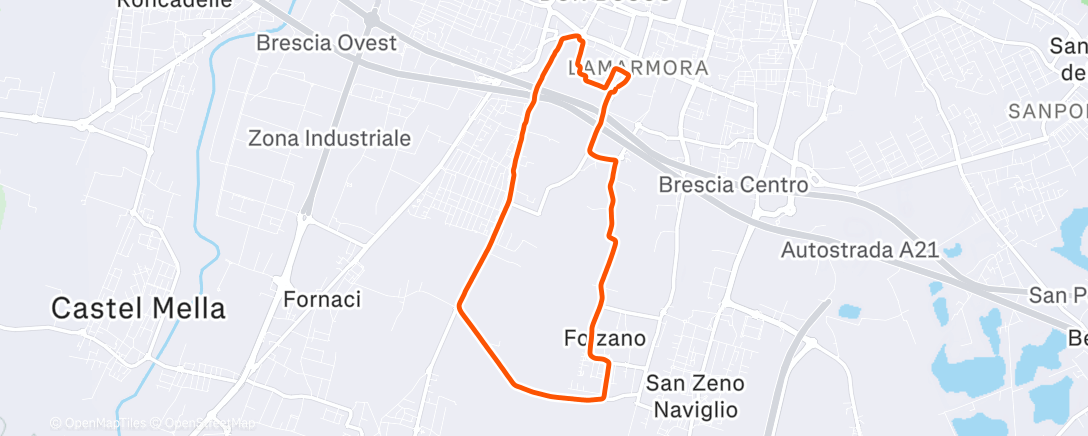 Map of the activity, Folzano 🌞