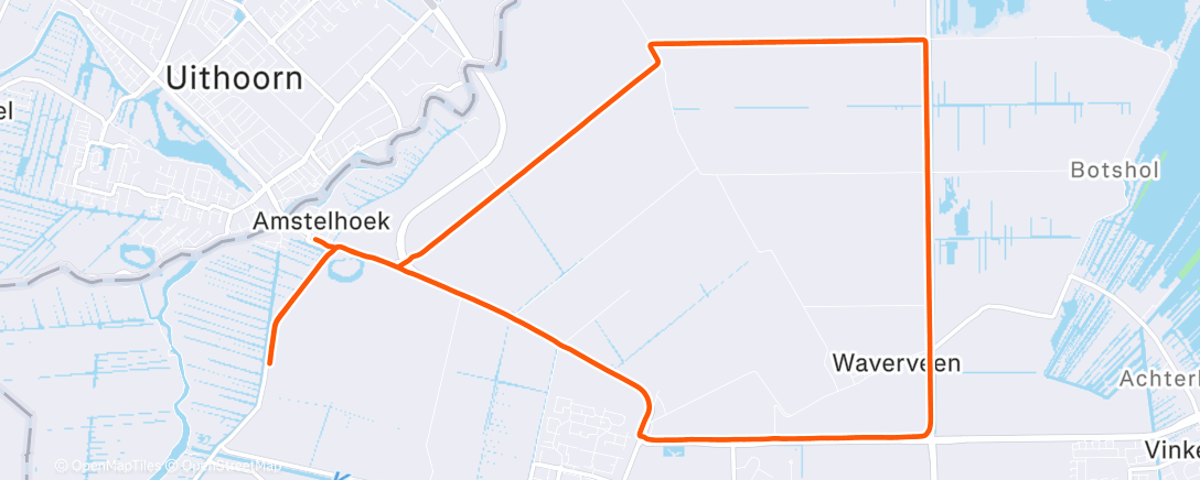 Kaart van de activiteit “Namiddagrit”