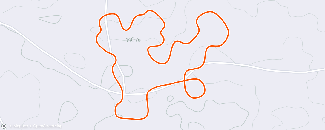 Map of the activity, Zwift - Norseman Run Workout: Zombie Hill in Makuri Islands 🏃‍♂️