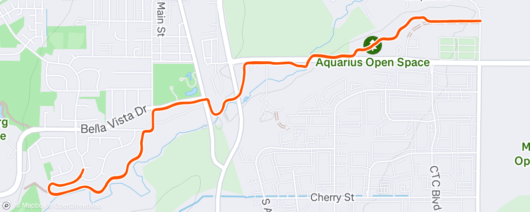 Carte de l'activité Morning Run