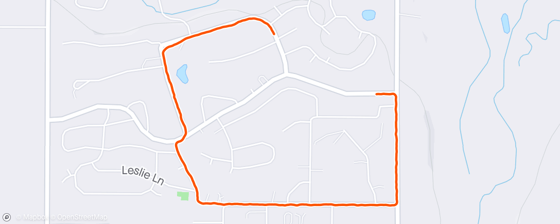 Map of the activity, Wife Walk