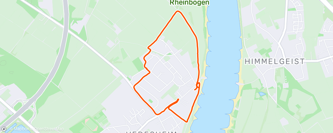 Map of the activity, Wanderung am Nachmittag