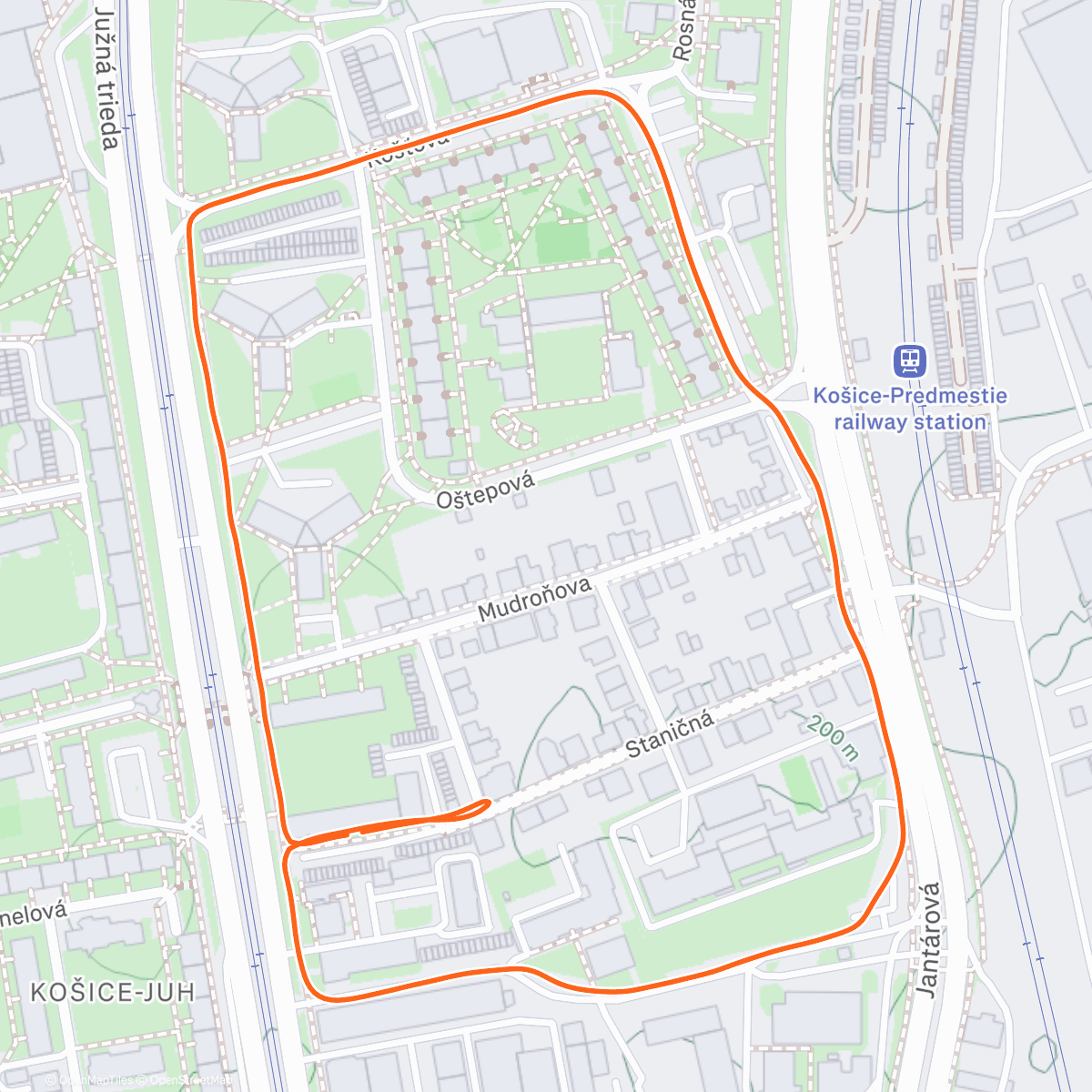 Карта физической активности (1_2026 - Rege na nový rok 1.1.2026 - 00:18 po polnoci 🤷‍♂️ 😂 🤦‍♂️ Košice Beh)