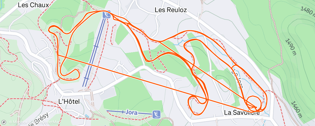 Map of the activity, Getting there