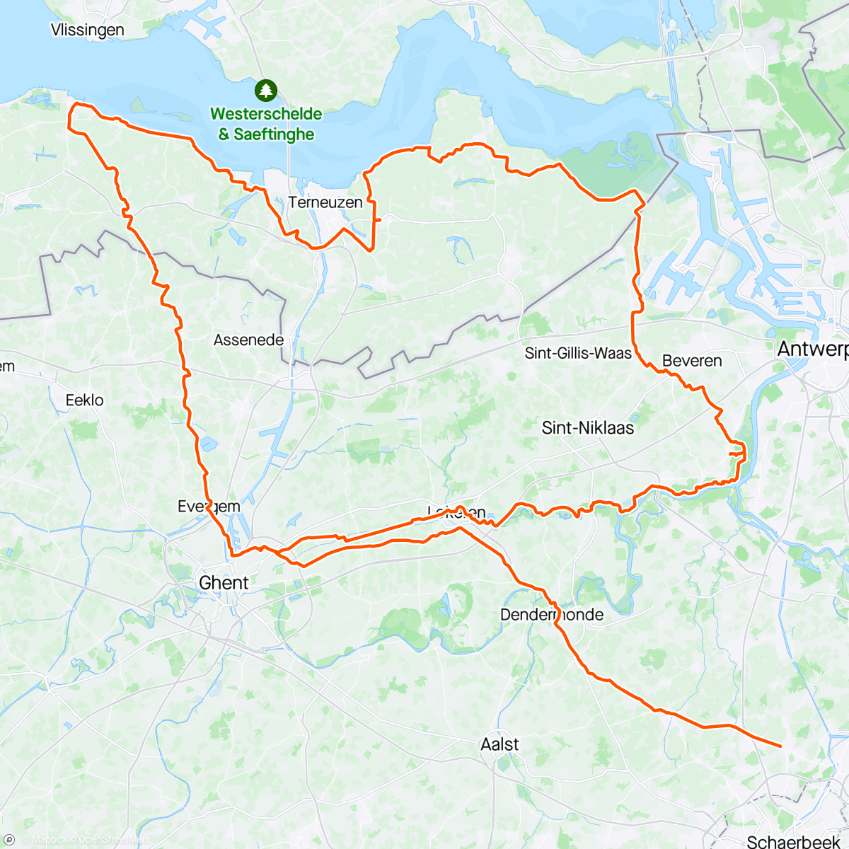 Map of the activity, BRM Oostakker