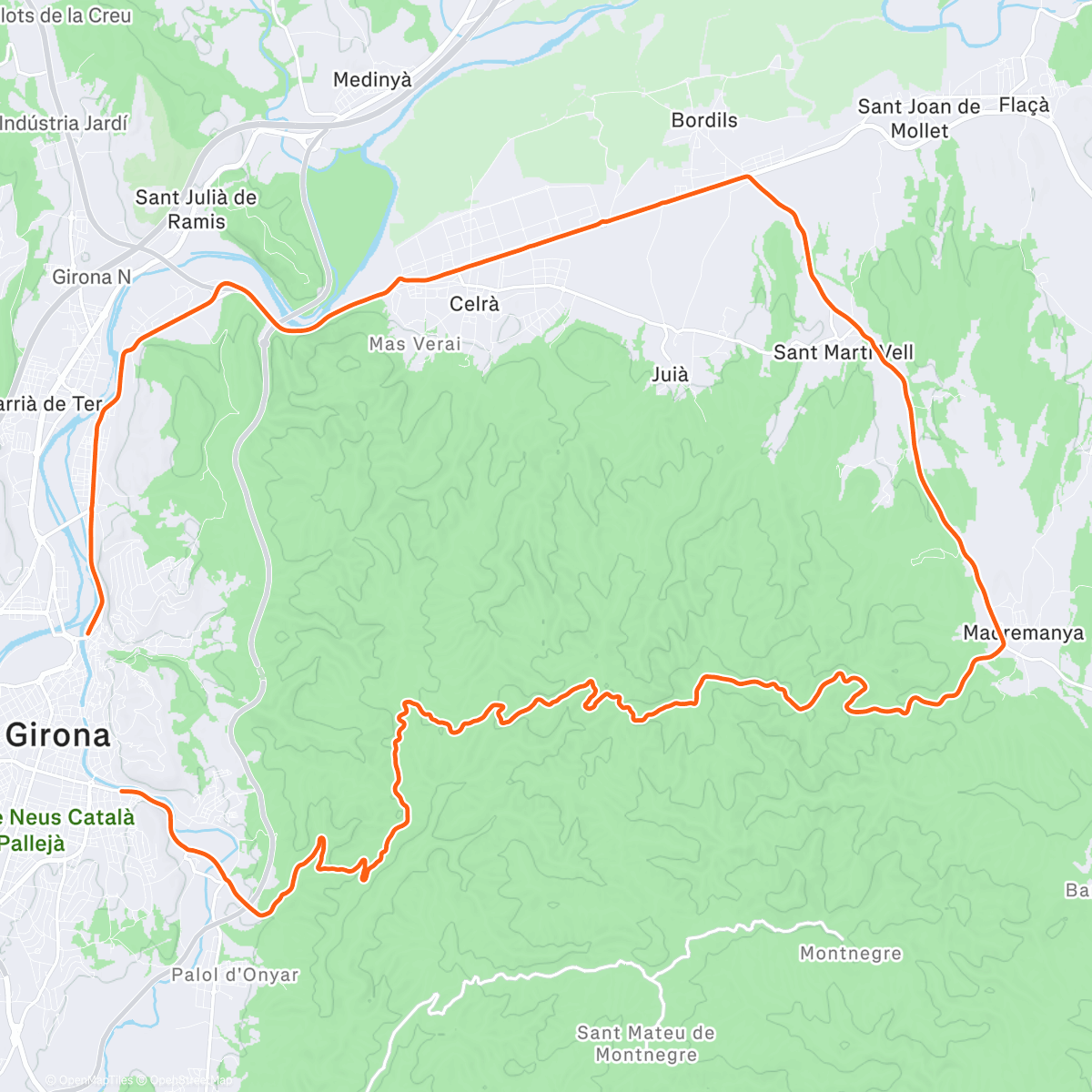 Map of the activity, Day 1