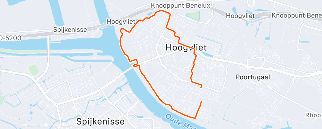 Map of the activity, Duurloop