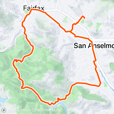 San Anselmo baby gravel loop #1 (GRAVEL) | 9.1 mi Cycling Route on Strava