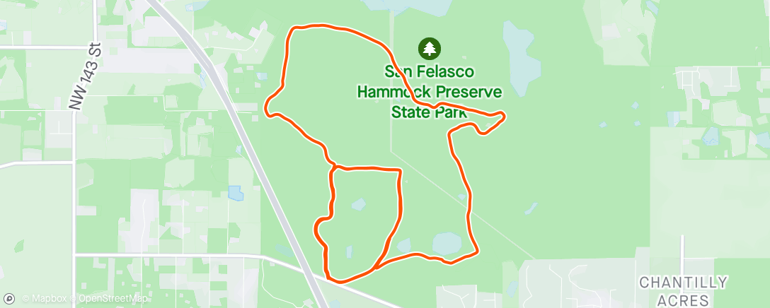 Map of the activity, Happy morning trails 🌲🌳