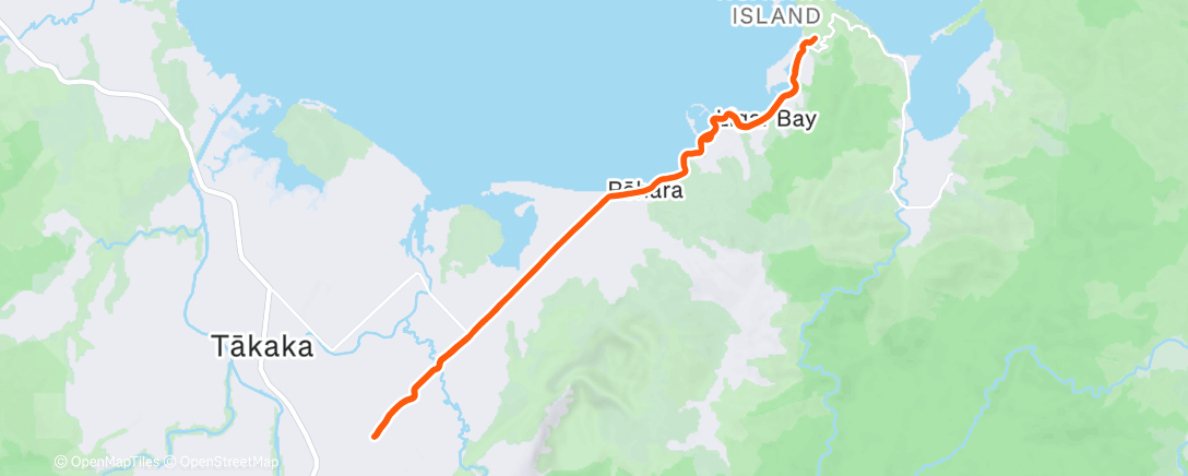 Map of the activity, Morning Run