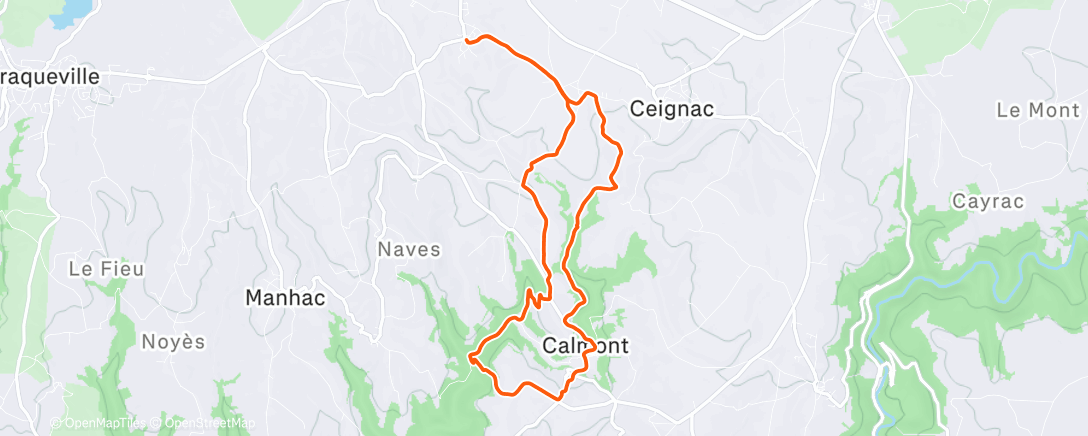 Map of the activity, À la rue 🚜