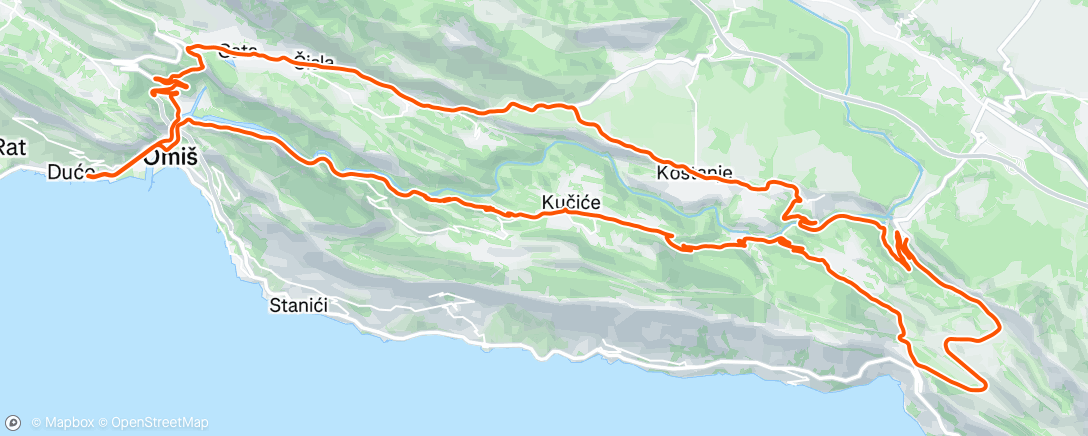 Map of the activity, Morning Ride