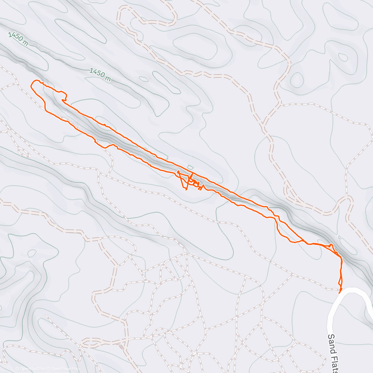 Map of the activity, Christmas strollin