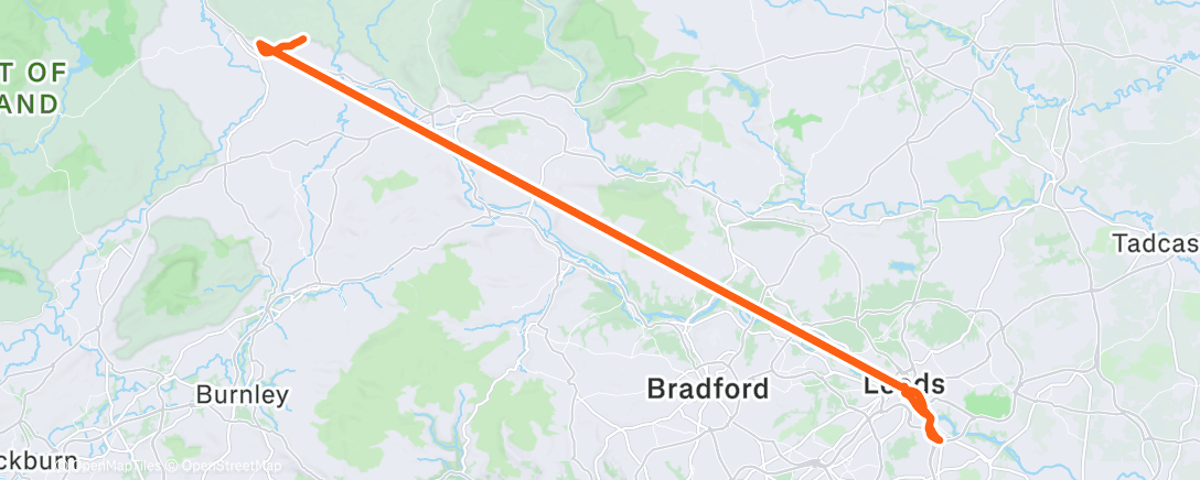 Map of the activity, Morning Ride