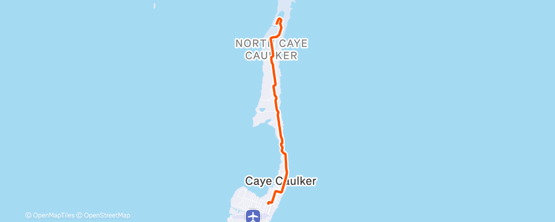 Map of the activity, Afternoon Ride