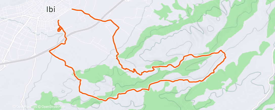 Map of the activity, Morning Ride