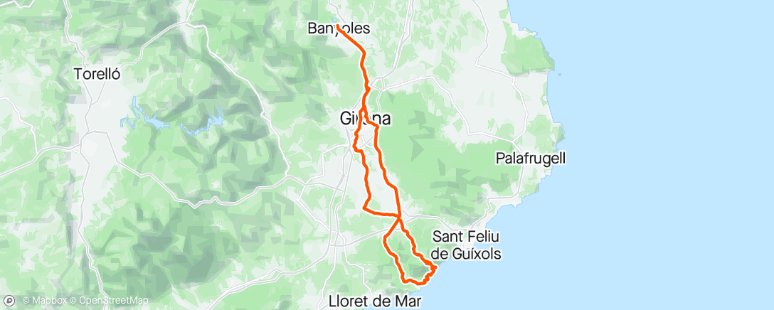 Map of the activity, Sant Grau
