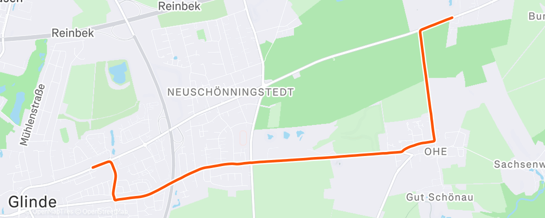 Mappa dell'attività Fahrt am Morgen