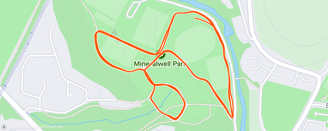 Map of the activity, Stonehaven Parkrun #99