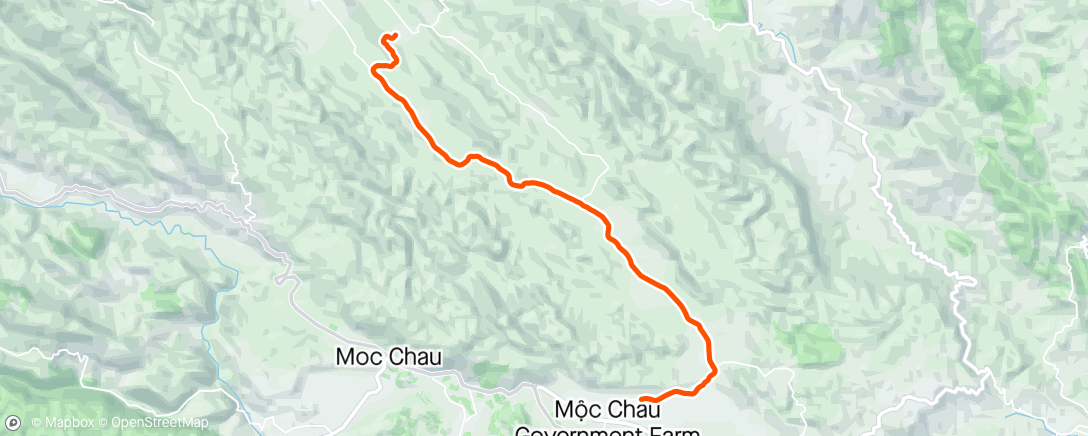 「ROUVY - Group Ride: Moc Chau | Vietnam」活動的地圖