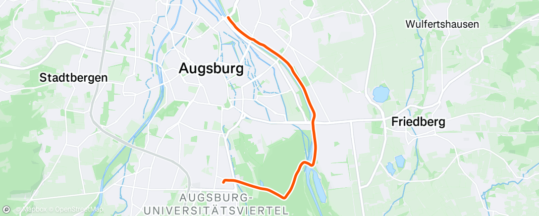 Map of the activity, Morning Ride