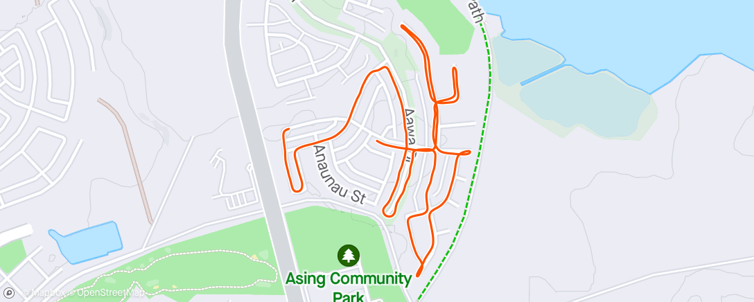 Map of the activity, Solitude before a week of solo parenting these crazy children 🤪