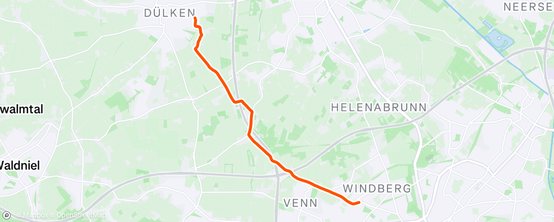 Map of the activity, Nachtradfahrt