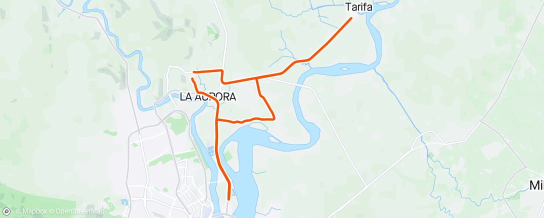 Map of the activity, Solitario