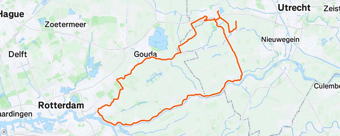 Map of the activity, Morning Ride