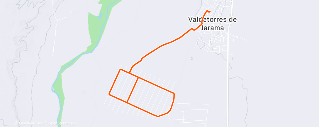 Map of the activity, Martes 🏃🏾‍♂️