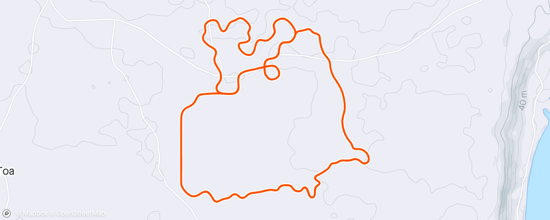 Map of the activity, Zwift - Group Ride: Dusty Trails of Valhalla (D) on Fine and Sandy in Makuri Islands