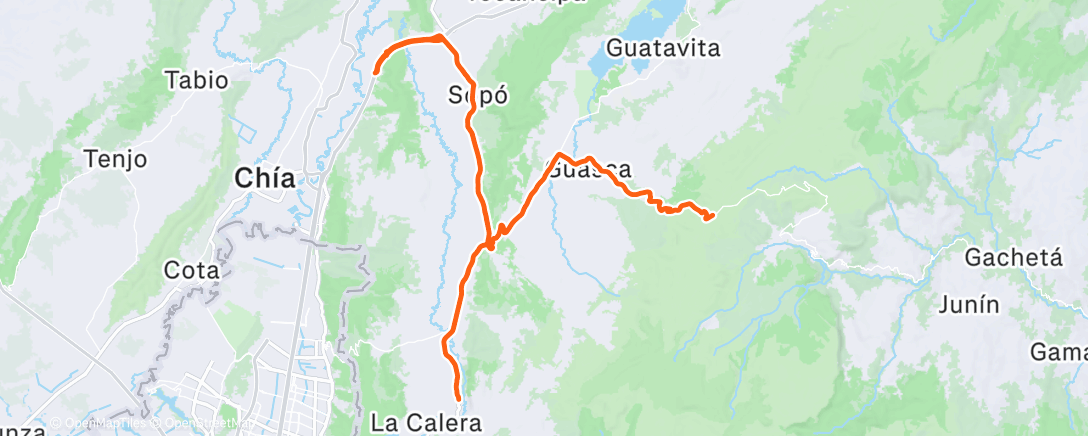 Map of the activity, 2025-12-21Ride