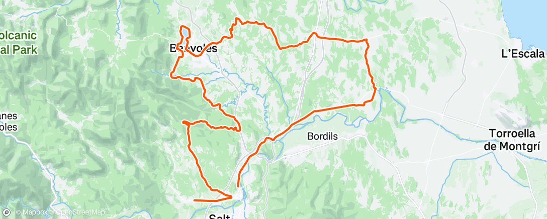 Map of the activity, 😮‍💨 next time I go early