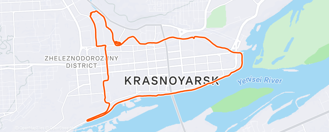 Карта физической активности (Утренний забег)