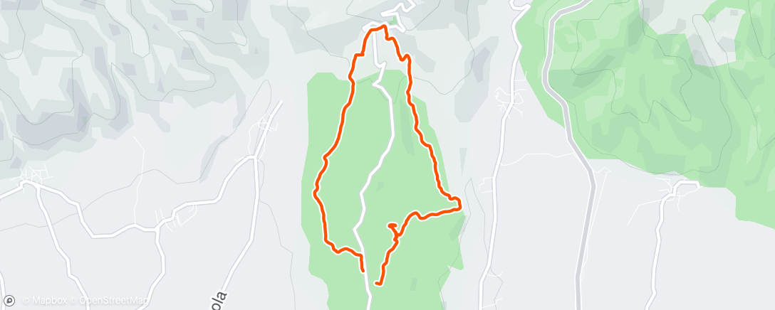 Mapa da atividade, Lunch Trail Run