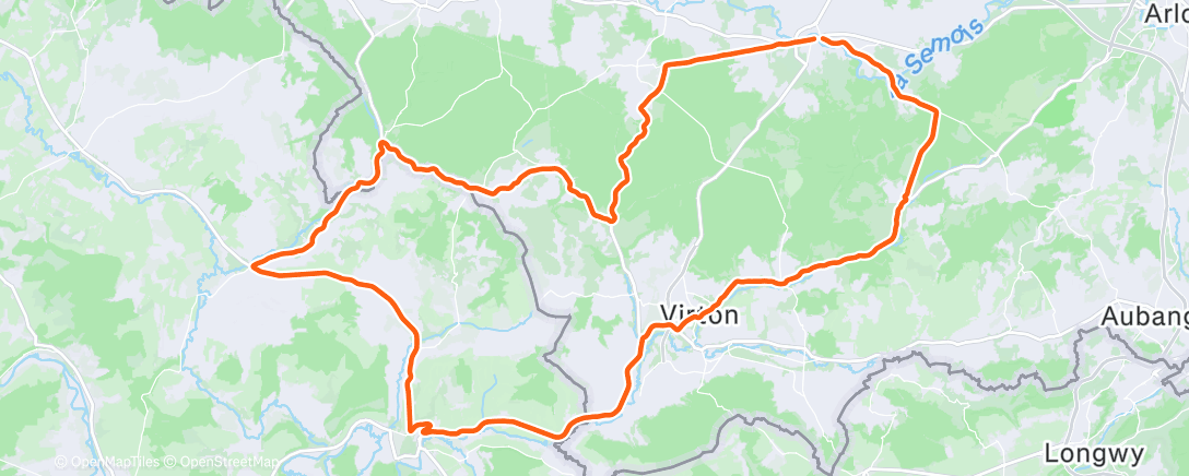 Map of the activity, Sortie club SLC ² 🔵 ⚪️