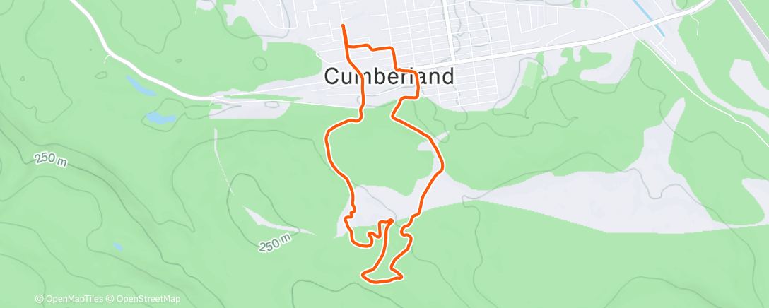 Map of the activity, Afternoon E-Bike Ride