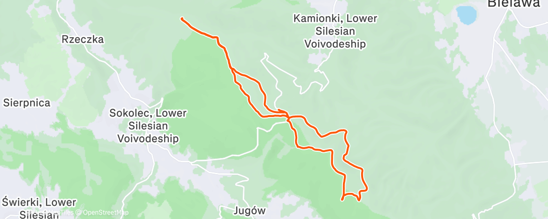 Map of the activity, Spontaniczne Góry Sowie⛰🌄💪❤